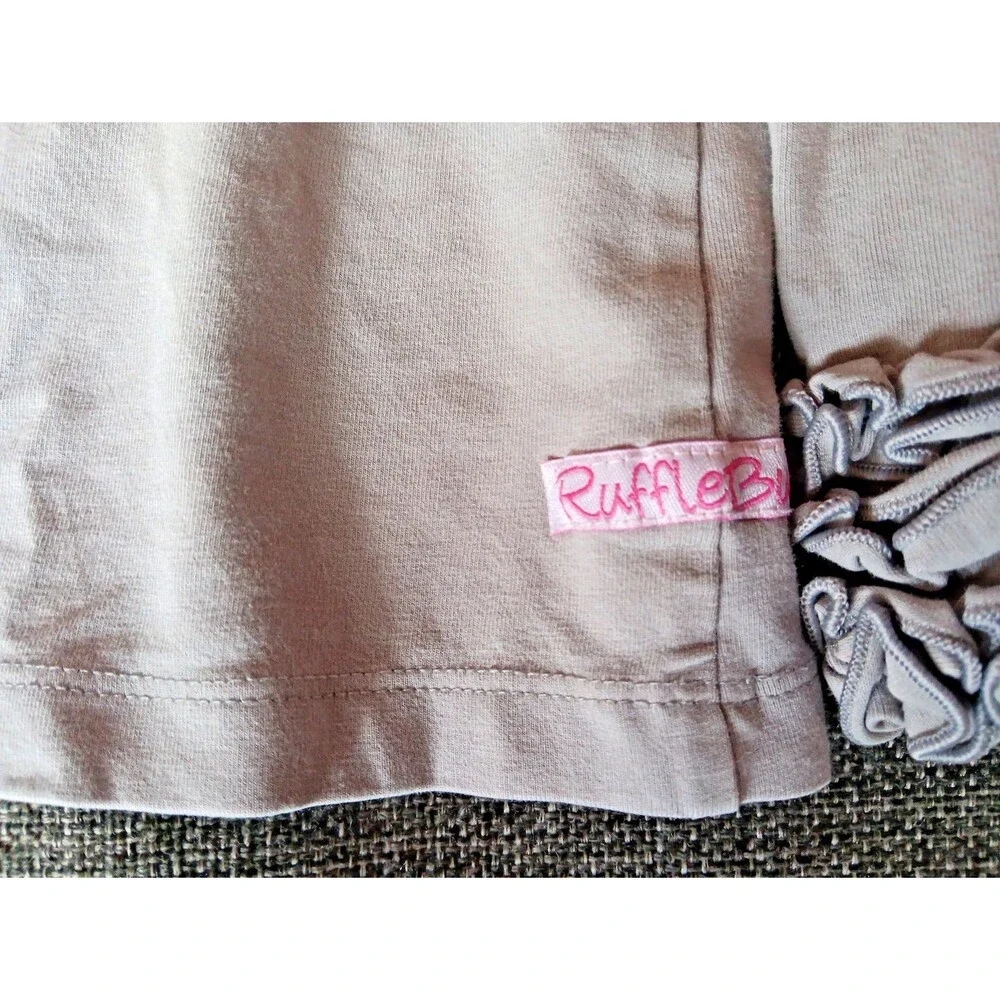 shirt and pants 3T Ruffle Butts Elephant Gray Pink Yellow